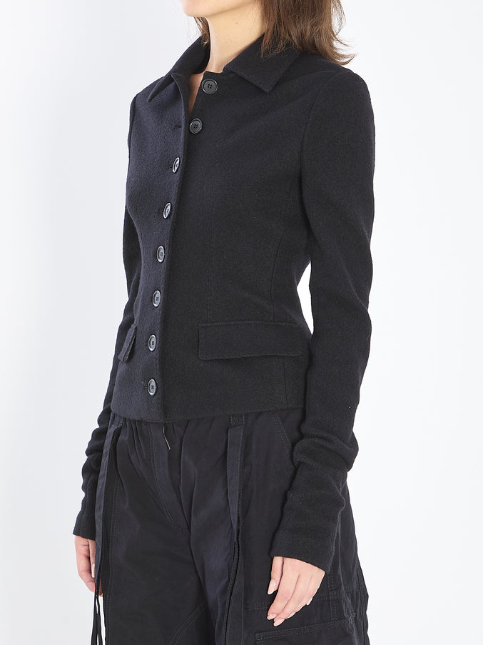 Dolce & Gabbana Single-breasted Wool Cloth Jacket
