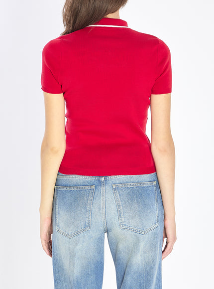 Valentino Garavani Embroidered Cherry Polo