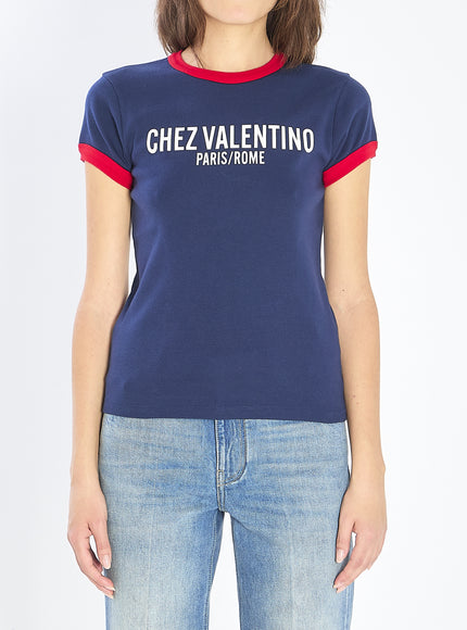 Valentino Garavani Chez Valentino T-shirt Blue