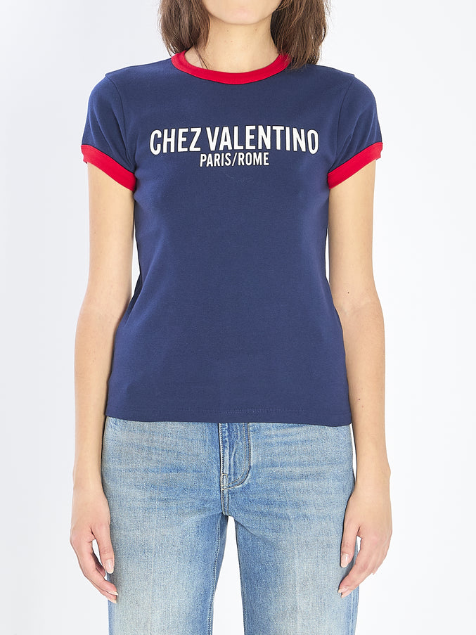 Valentino Garavani Chez Valentino T-shirt Blue