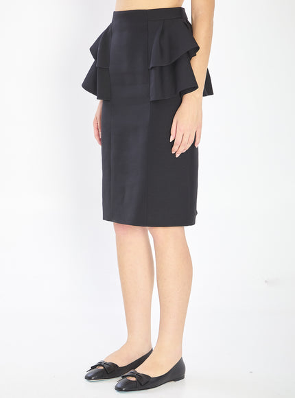 Valentino Garavani Midi Skirt In Couture Crepe