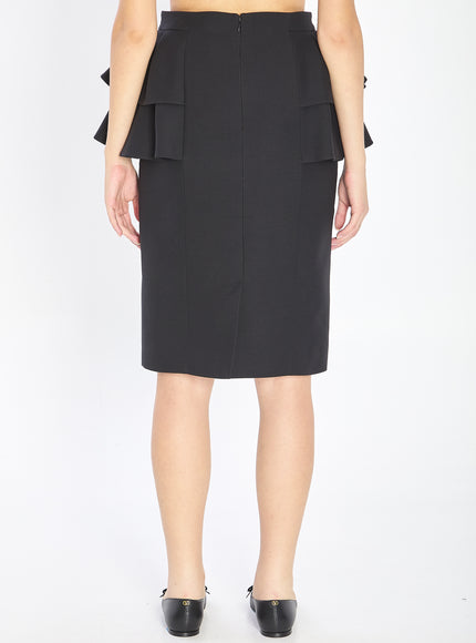 Valentino Garavani Midi Skirt In Couture Crepe