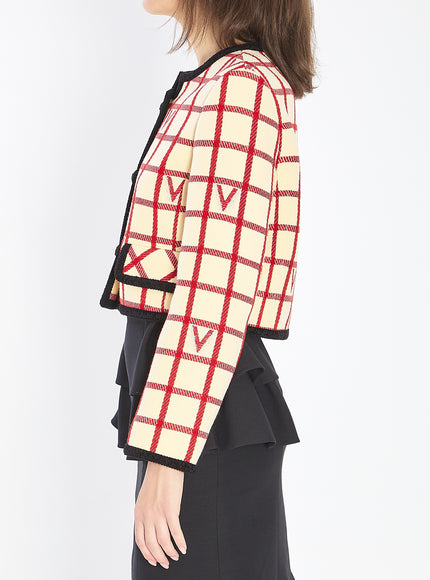 Valentino Garavani Vlogo Check Jacket