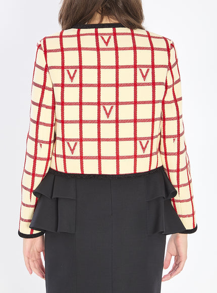 Valentino Garavani Vlogo Check Jacket