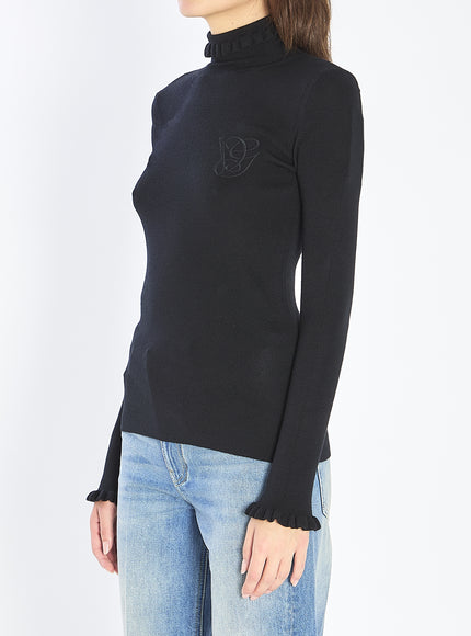 Valentino Garavani Turtleneck With Ruffles