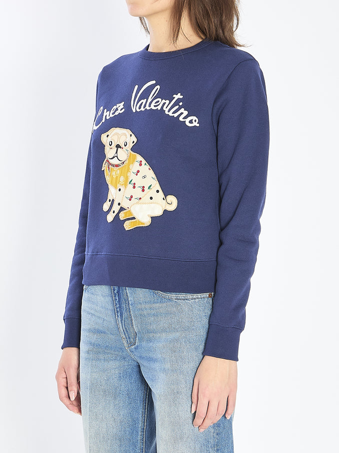 Valentino Garavani Cotton Jersey Sweatshirt
