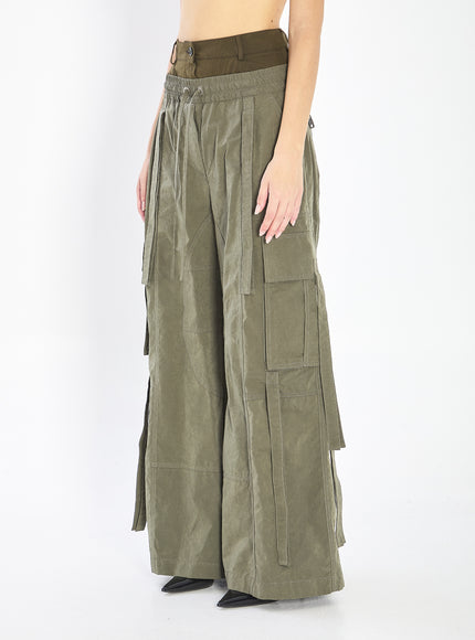 Dolce & Gabbana Waxed Cord Cargo Pants
