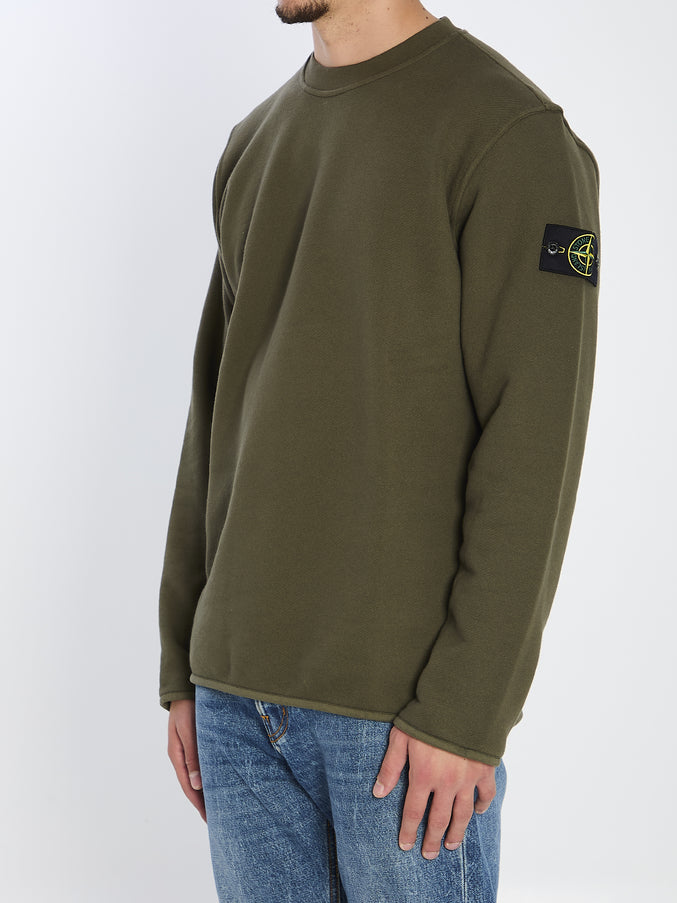 Stone Island Heavy Cotton Crewneck Sweatshirt