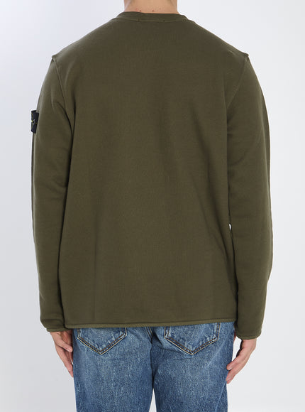 Stone Island Heavy Cotton Crewneck Sweatshirt