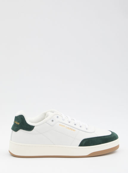 Saint Laurent Sl/61 Sneakers In Smooth Leather White