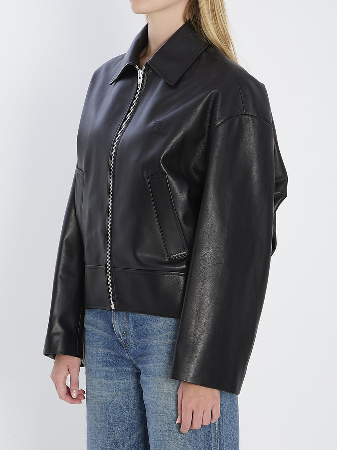 Celine Triomphe Leather Jacket