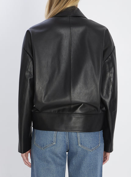 Celine Triomphe Leather Jacket