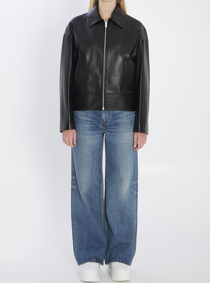 Celine Triomphe Leather Jacket