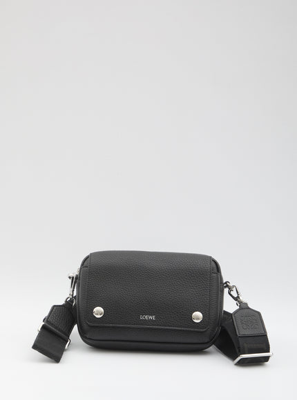 Loewe Small Pebble Messenger Bag QT Black