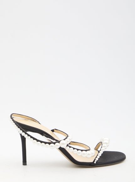 Mach & Mach Sirene Sandals Black