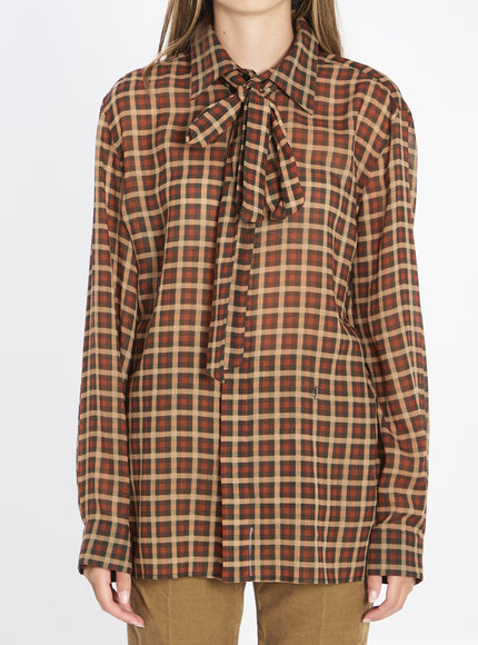 Saint Laurent Cassandre Shirt Red