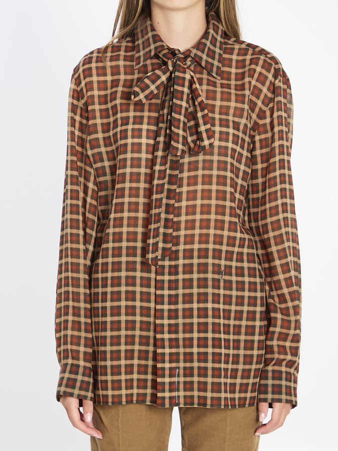 Saint Laurent Cassandre Shirt Red