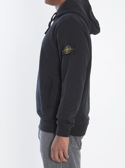 Stone Island Organic Cotton Hooded Sweatshirt