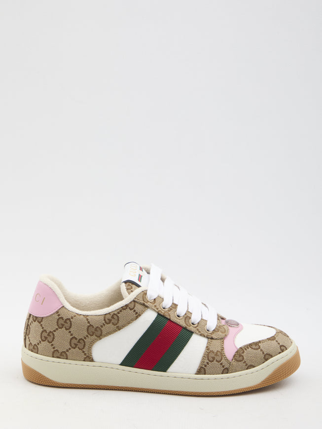 Gucci Screener Sneakers Beige