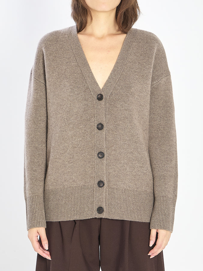 Lisa Yang Amery Cardigan Sweater Brown