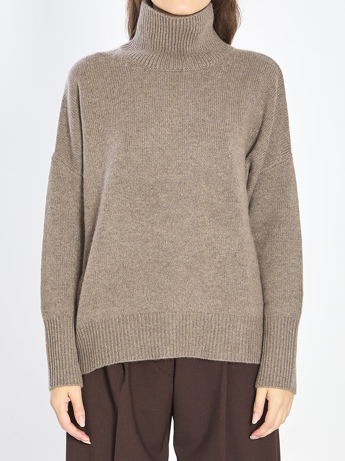 Lisa Yang Heidi Turtleneck Brown