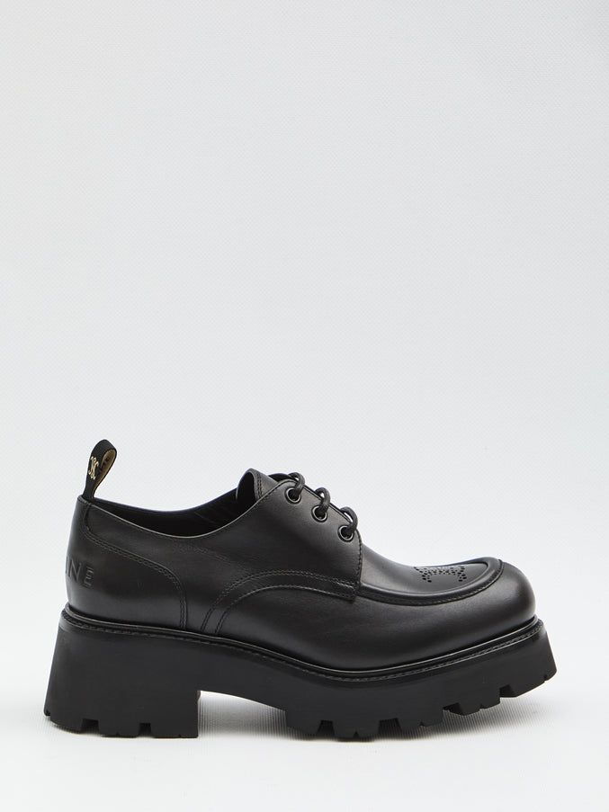Celine Triomphe Rangers Derby Shoes Black