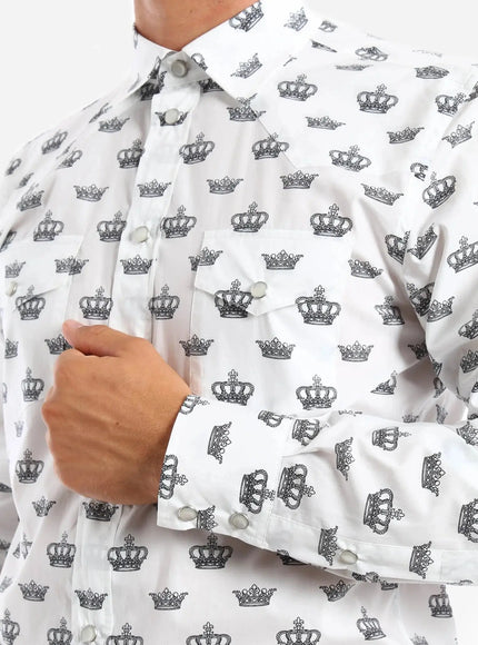 Dolce & Gabbana Cotton Crown Printed Shirt