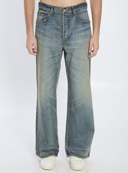 Celine Max Denim Jeans Blue