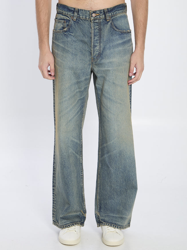 Celine Max Denim Jeans Blue