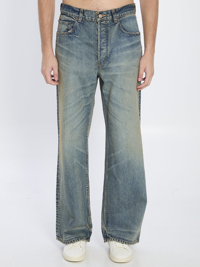 Celine Max Denim Jeans Blue