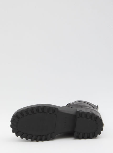 Hogan Leather Ankle Boots