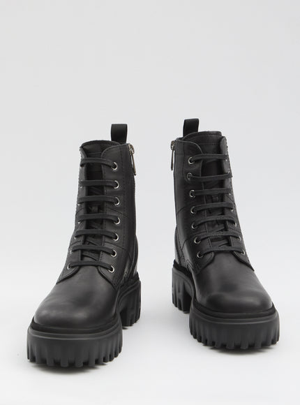 Hogan Leather Ankle Boots