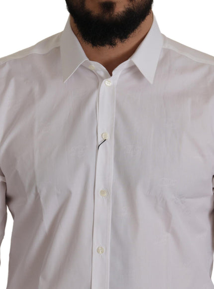 a man with a beard wearing a white shirt