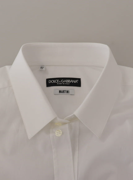 a close up of a white dress shirt