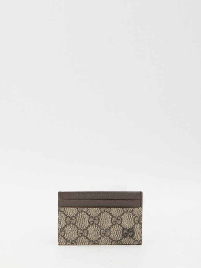 Gucci Bicolor Gg Card Holder QT Beige