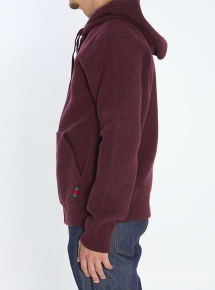 Gucci Reversible Sweatshirt In Gg Wool