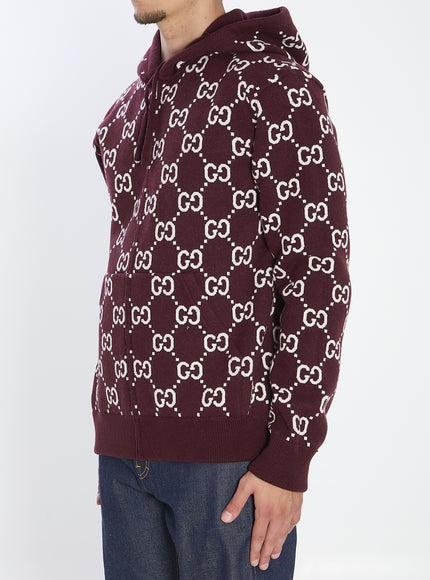 Gucci Reversible Sweatshirt In Gg Wool