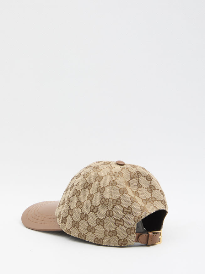 Gucci Baseball Cap With Leather Visor