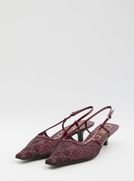 Gucci Pumps With Gg Crystals