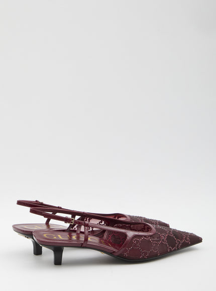 Gucci Pumps With Gg Crystals