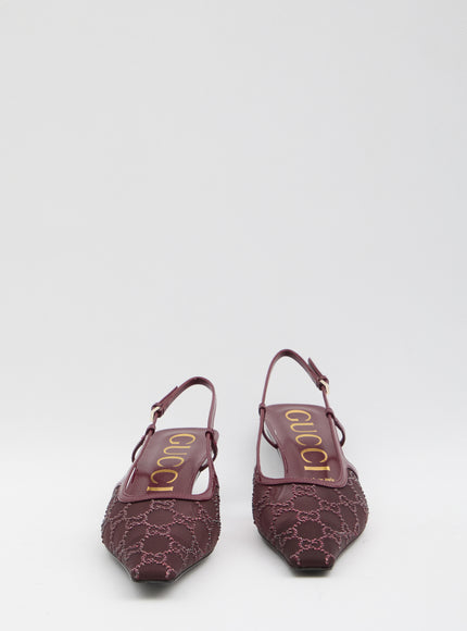 Gucci Pumps With Gg Crystals