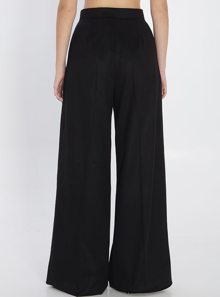 Max Mara Camel Flare Trousers