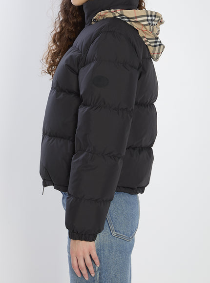 Burberry Puffer Jacket With Concealed Hood