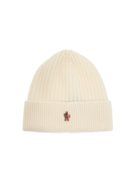 Moncler Grenoble virgin wool beanie hat