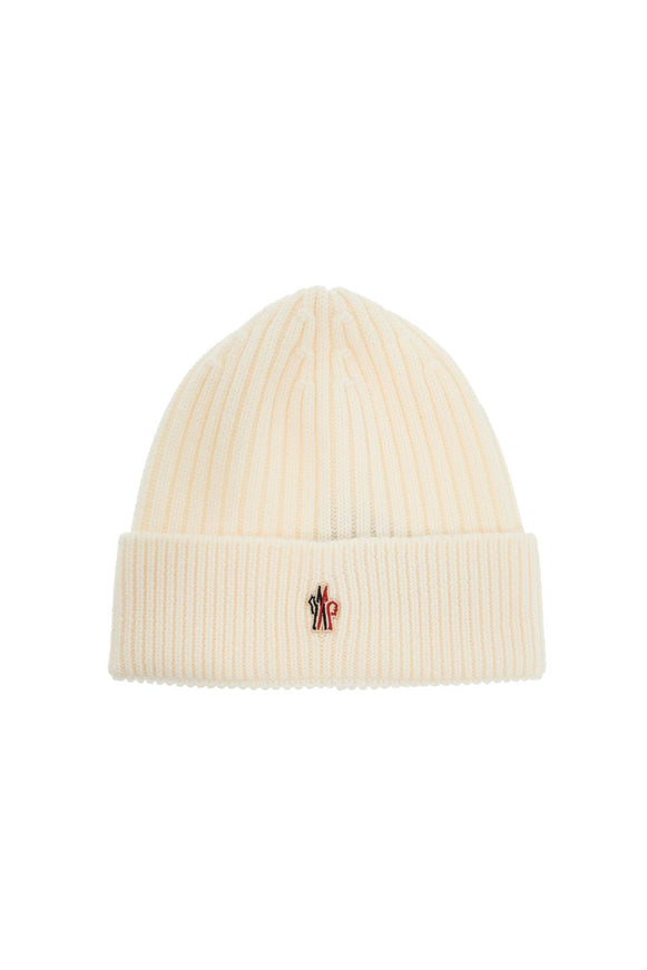 Moncler Grenoble virgin wool beanie hat