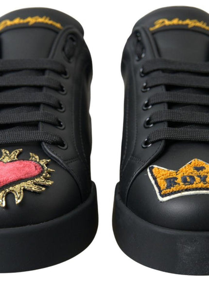Dolce & Gabbana Men’s Portofino Prince Leather Sneakers