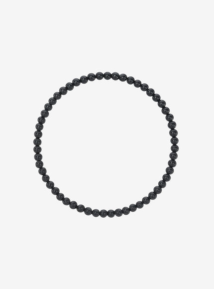 Zoe Lev 3mm Black Onyx Bead Bracelet