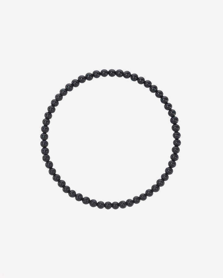 Zoe Lev 3mm Black Onyx Bead Bracelet