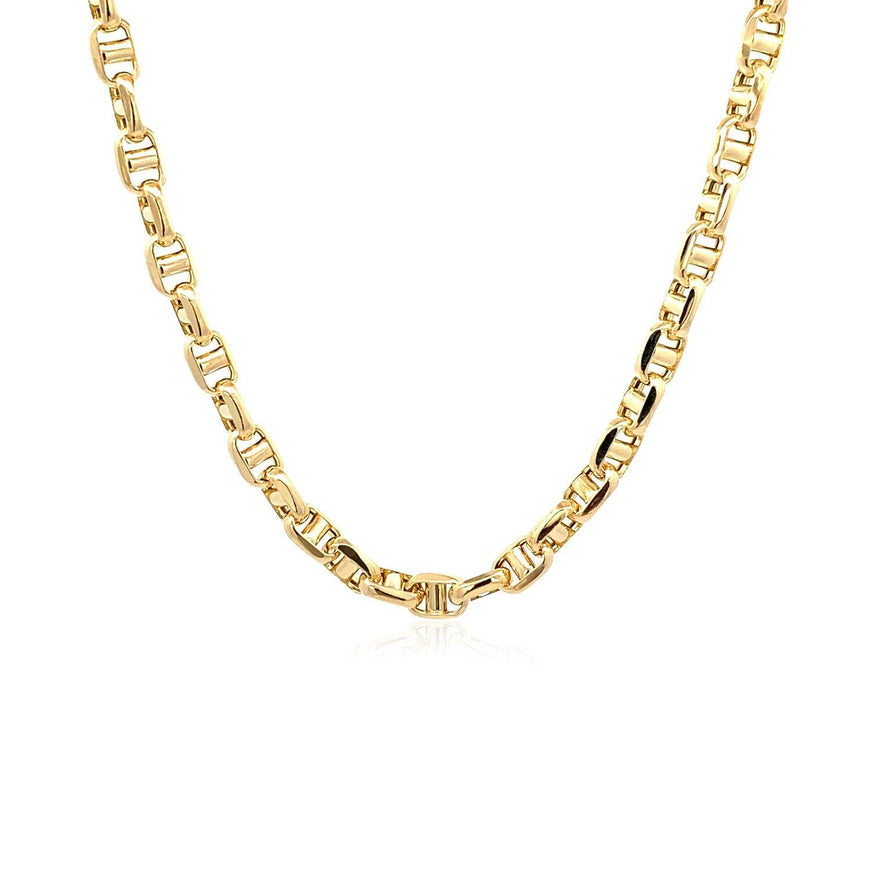 4.5mm 14k Yellow Gold Anchor Chain - Ellie Belle