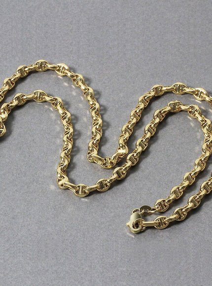 4.5mm 14k Yellow Gold Anchor Chain - Ellie Belle